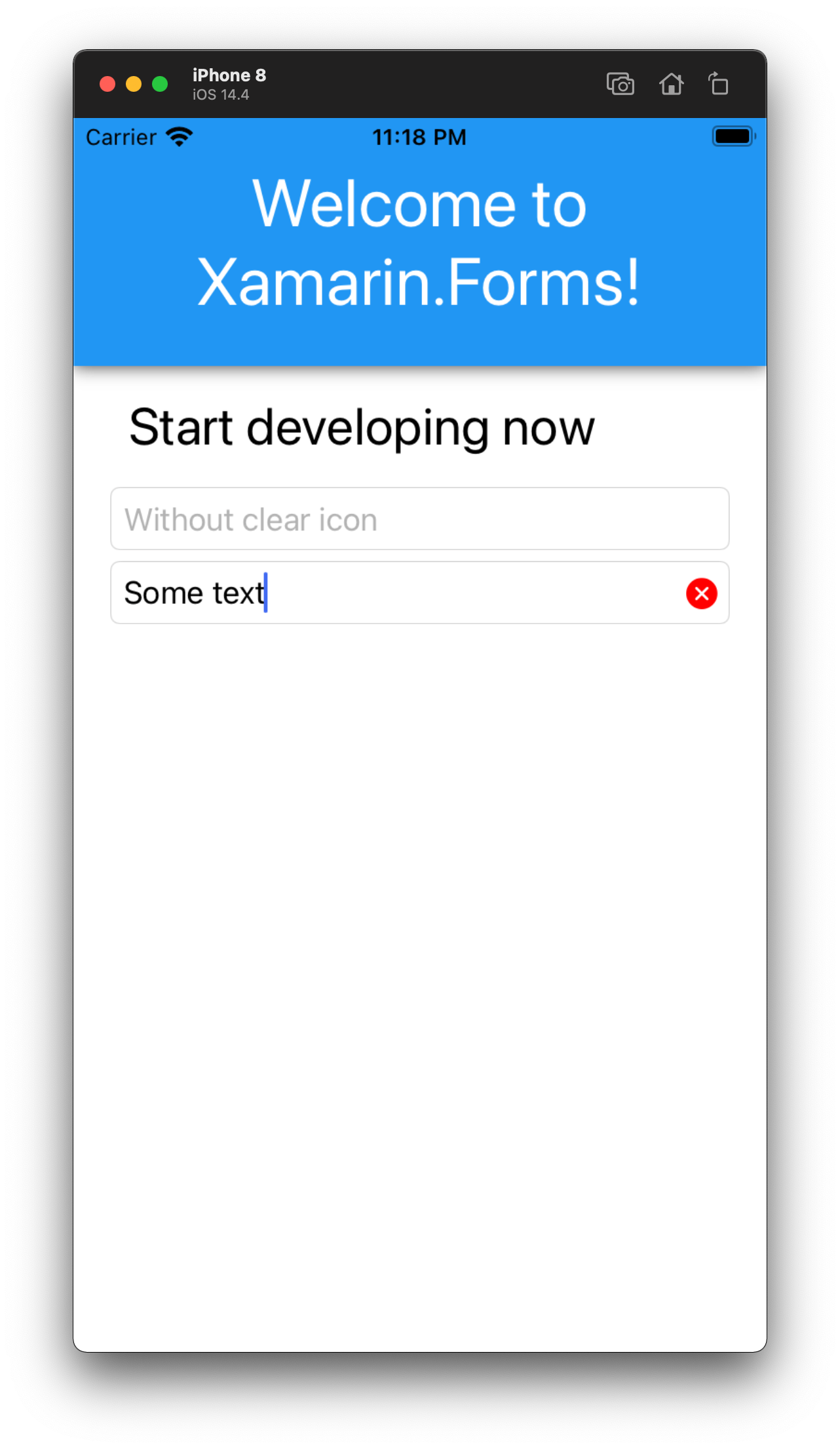entry clear icon color screenshot